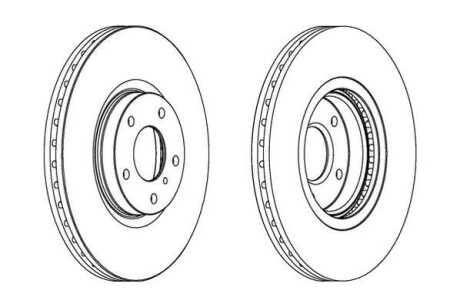 Диск гальмівний - Jurid 563032JC-1