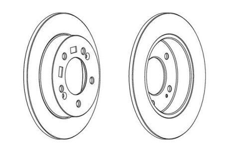 Тормозной диск - Jurid 563033JC