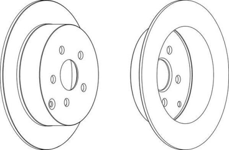 Фото 2 - Тормозной диск Jurid 563037JC