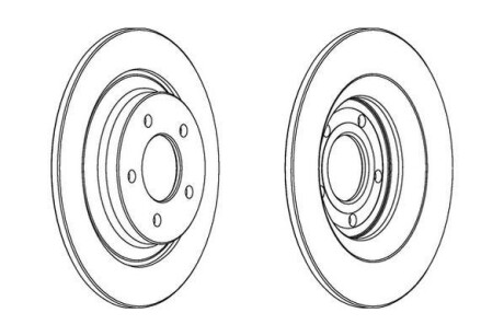 Диск гальмівний - Jurid 563038JC