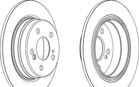 Фото 2 - Гальмівний диск Jurid 563040JC