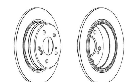 Тормозной диск - Jurid 563040JC