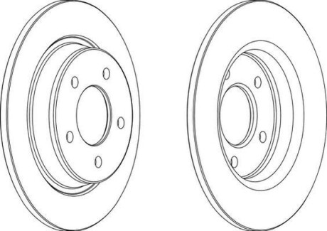 Фото 2 - Гальмівний диск Jurid 563043JC
