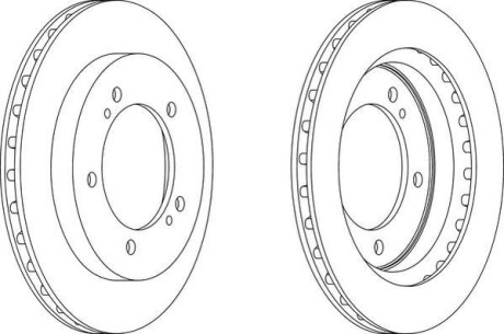 Фото 2 - Тормозной диск Jurid 563049JC
