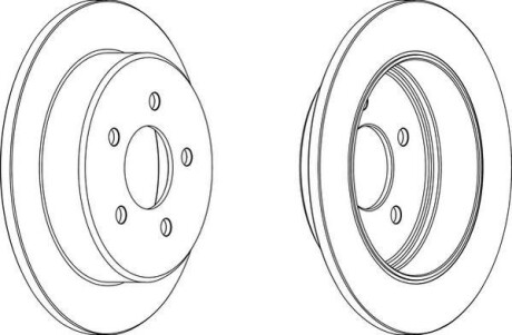 Фото 2 - Тормозной диск Jurid 563052JC