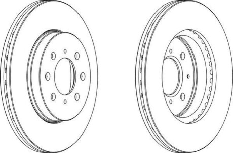 Фото 2 - Гальмівний диск Jurid 563065JC