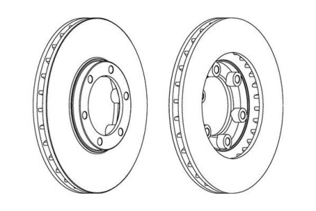 Диск гальмівний - Jurid 563072JC