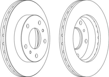 Фото 2 - Гальмівний диск Jurid 563077JC