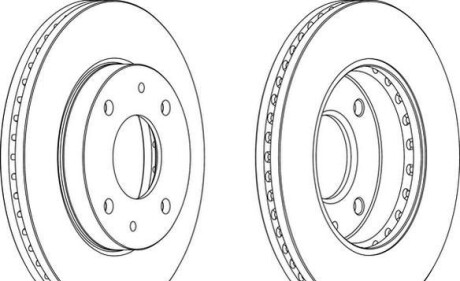 Фото 2 - Тормозной диск Jurid 563083JC