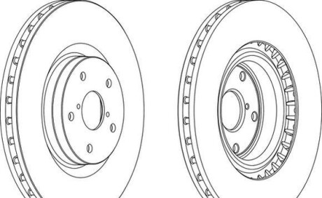 Фото 2 - Тормозной диск Jurid 563104JC1