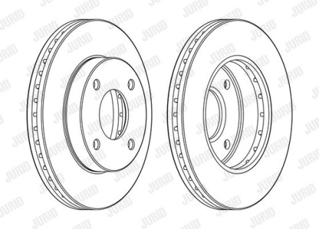 Диск гальмівний - Jurid 563107JC