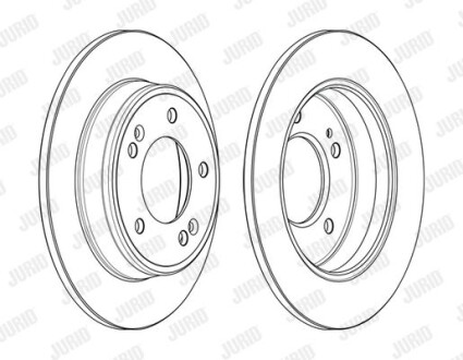 Диск гальмівний - Jurid 563110JC