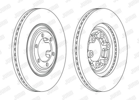 Диск гальмівний - Jurid 563111JC