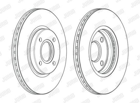 Диск гальмівний - Jurid 563115JC
