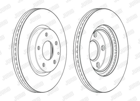 Диск гальмівний - Jurid 563117JC