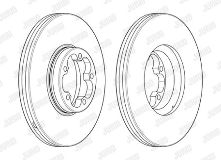 Диск гальмівний - Jurid 563122J-1