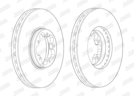 Диск гальмівний - Jurid 563124J-1