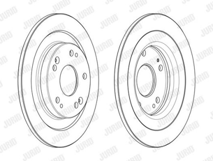 Фото 2 - Тормозной диск Jurid 563128JC