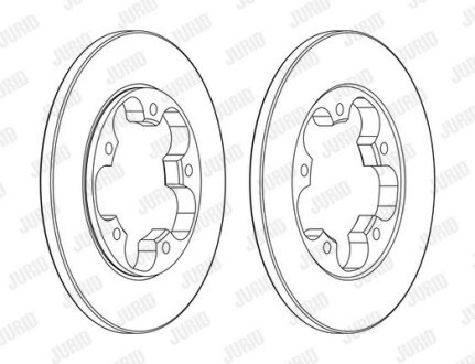 Диск гальмівний - Jurid 563138JC