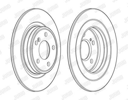 Диск гальмівний - Jurid 563140JC