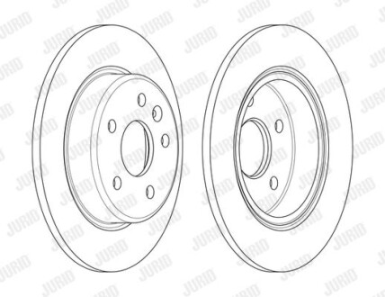 Диск гальмівний - Jurid 563143JC