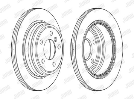 Диск гальмівний - Jurid 563153JC