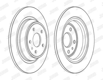 Диск гальмівний - Jurid 563155JC