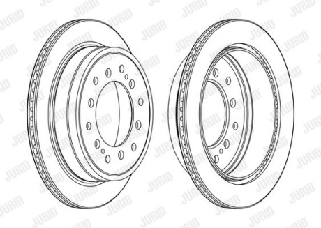 Диск гальмівний - Jurid 563157JC