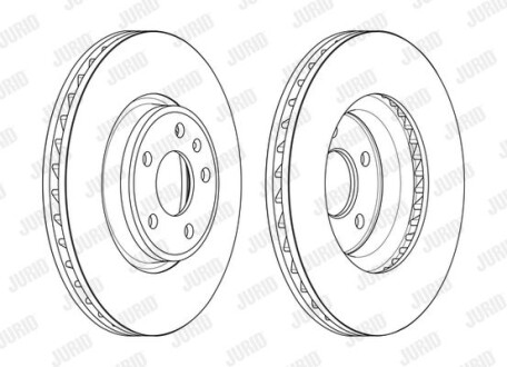 Диск гальмівний - Jurid 563174JC-1
