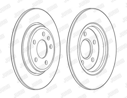 Диск гальмівний - Jurid 563177JC