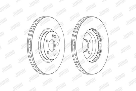 Диск гальмівний - Jurid 569261J