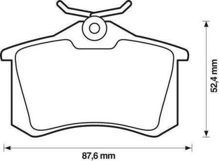 Колодки гальмівні дискові - Jurid 571906D