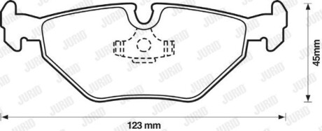 Фото 4 - Тормозные колодки Jurid 571960JC