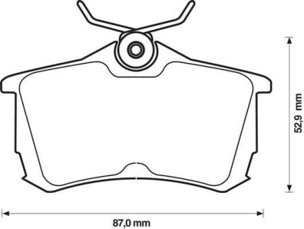 Колодки гальмівні дискові - (43022S1AE03, 43022S1AE50, 43022SEAE01) Jurid 572478J