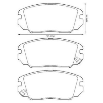 Колодки гальмівні дискові - Jurid 572616J