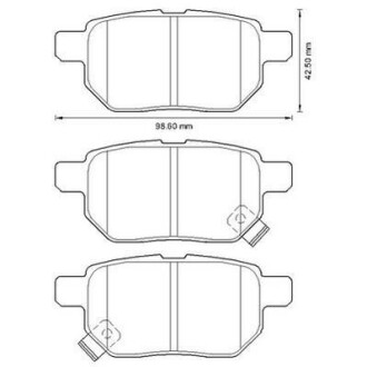 Колодки гальмівні дискові - Jurid 572632J