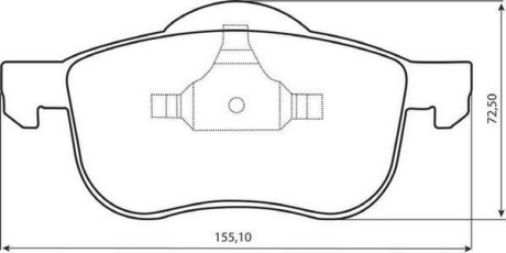 Колодки гальмівні дискові - Jurid 573003J