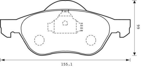 Колодки гальмівні дискові - Jurid 573016J