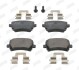 Комплект тормозных колодок, дисковый тормоз - Jurid 573158JC (фото 3)
