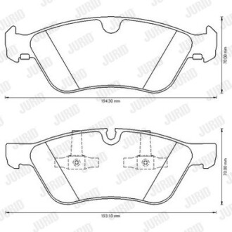Фото 4 - Гальмівні колодки Jurid 573175JC