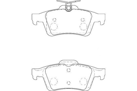 Колодки гальмівні дискові - Jurid 573186D