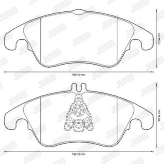 Фото 3 - Тормозные колодки Jurid 573291JC