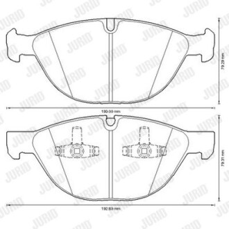Фото 3 - Тормозные колодки Jurid 573317JC