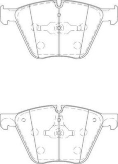 Комплект тормозных колодок - Jurid 573457J