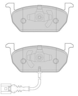 Колодки гальмівні дискові - Jurid 573606J