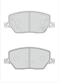 Колодки гальмівні дискові - Jurid 573610J