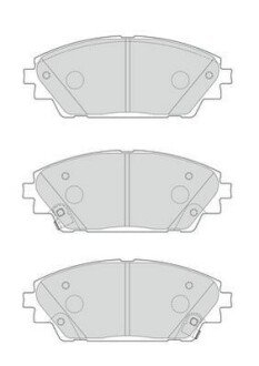 Колодки гальмівні дискові - (b6YS3328ZA, BHY13328ZA, B4Y03328ZA) Jurid 573611J