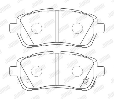 Колодки гальмівні дискові - Jurid 573745J
