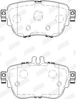 Колодки гальмівні дискові - Jurid 573843J