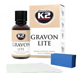 Жидкое стекло GRAVON LITE SET с аппликатором и салфетками 50мл - K2 G033